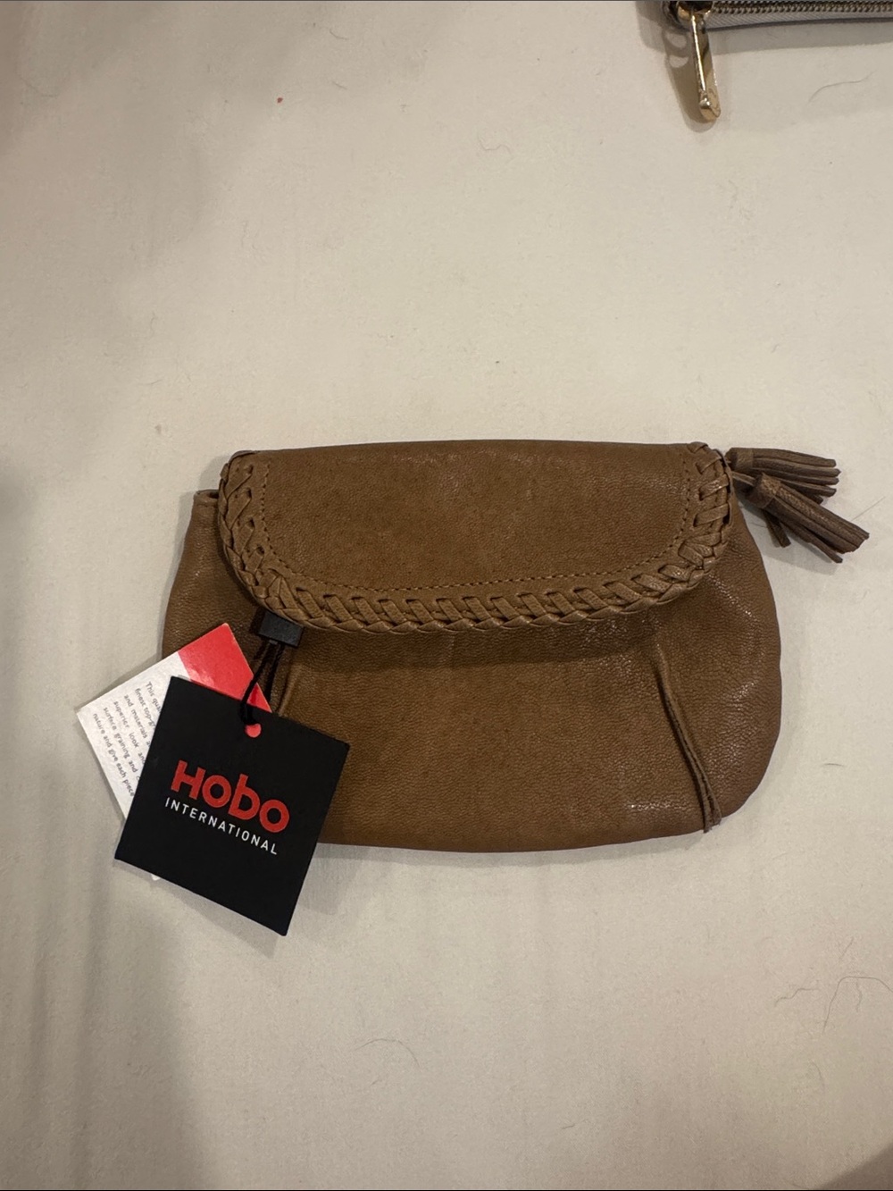NWT Hobo Small Woven Leather Wallet Clutch